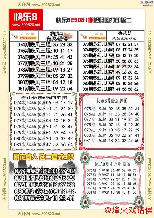 016期九哥快乐8预测：独胆精选号码